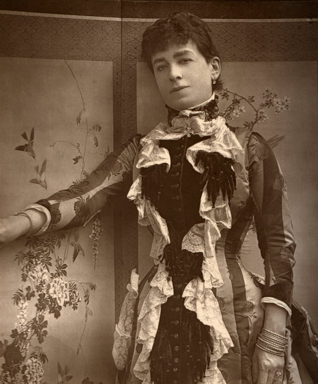 British actress Lady Monckton in Jim the Penman, 1886 by Barraud