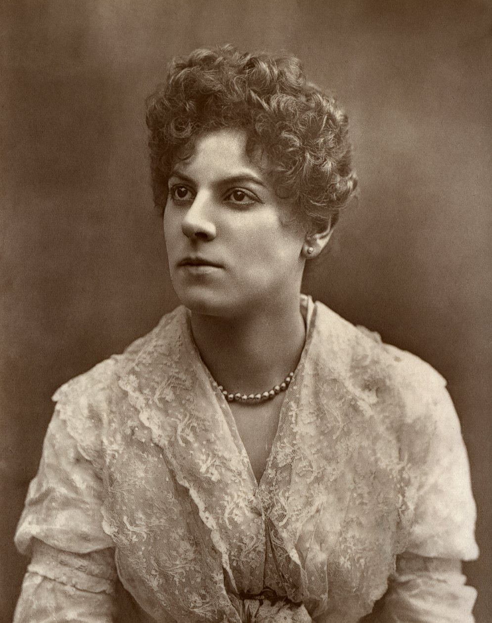 British Actress Miss Jessie Millward in The Harbour Lights, 1886 by Barraud