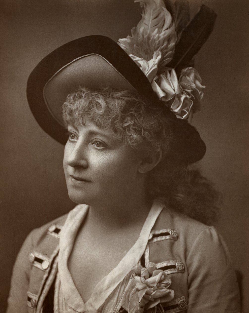 Lydia Thompson, British Dancer, Actress and Theatrical Producer, 1886 by Barraud