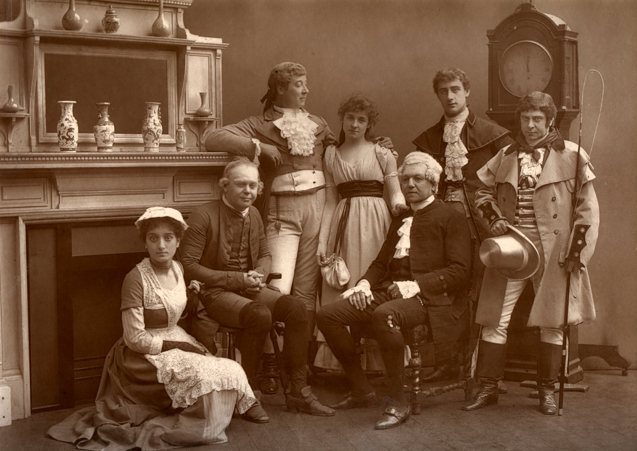 The Vaudeville Company in The Road to Ruin, at the Vaudeville Theatre, London by Barraud