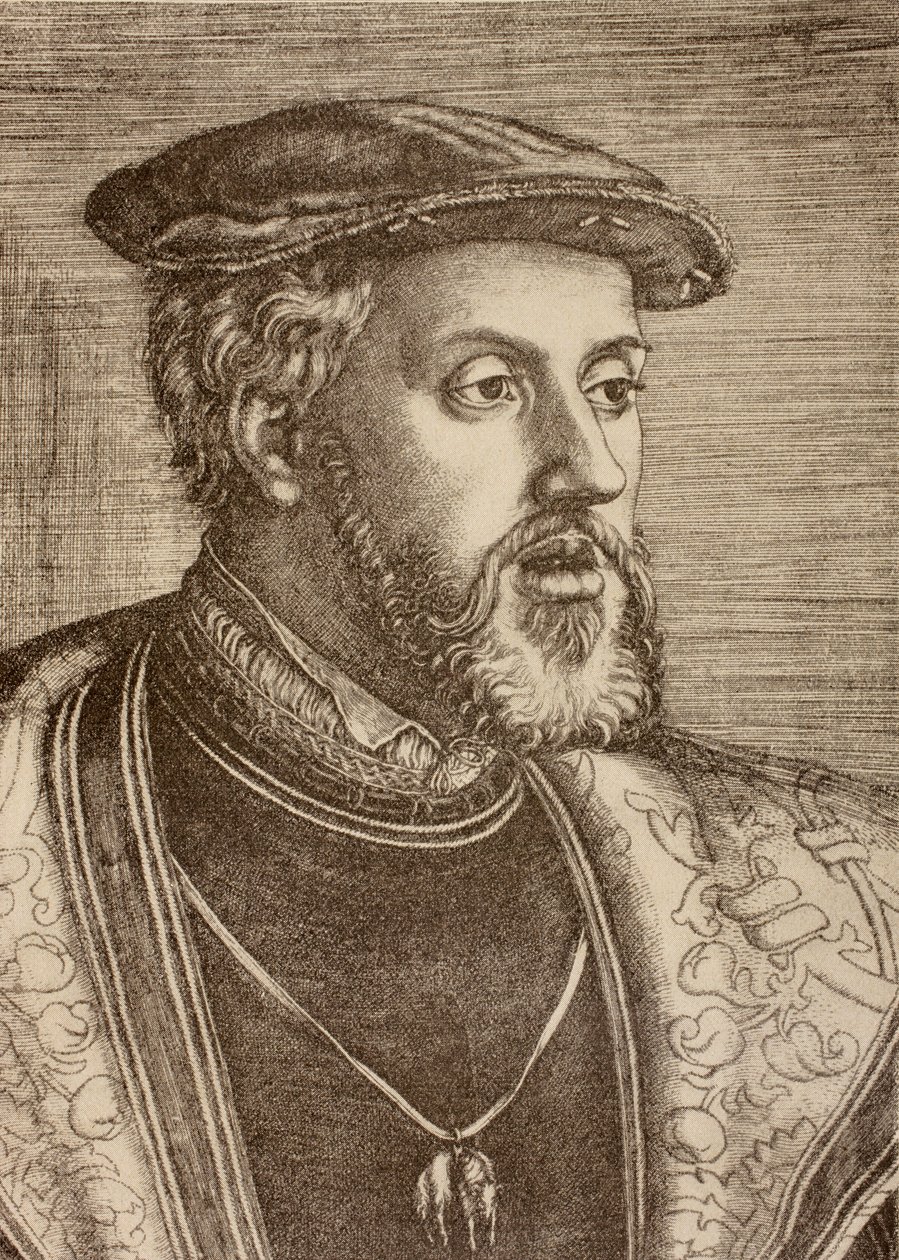Portrait of Charles Quint, published in 1920