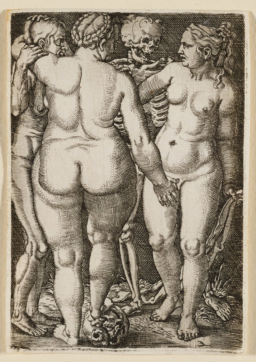 Death and the Three Nude Women by Barthel Beham