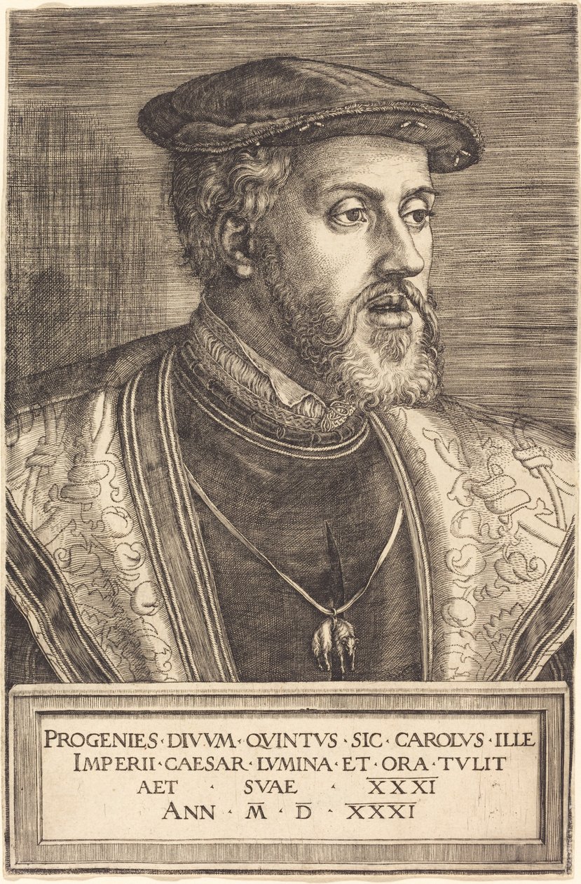 Emperor Charles V by Barthel Beham