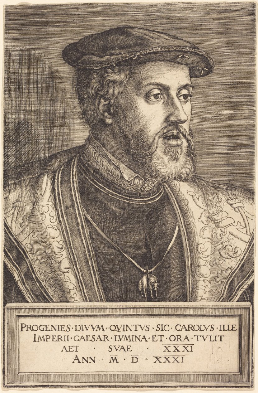 Emperor Charles V by Barthel Beham