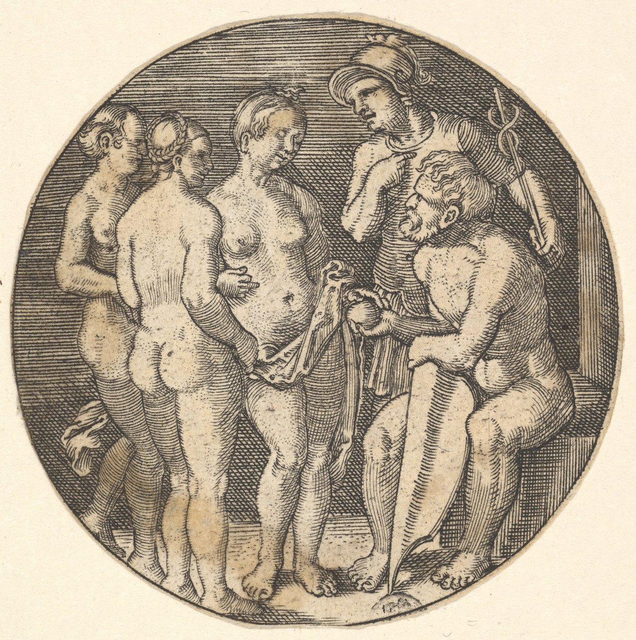 Judgment of Paris Copy, 16th Century by Barthel Beham