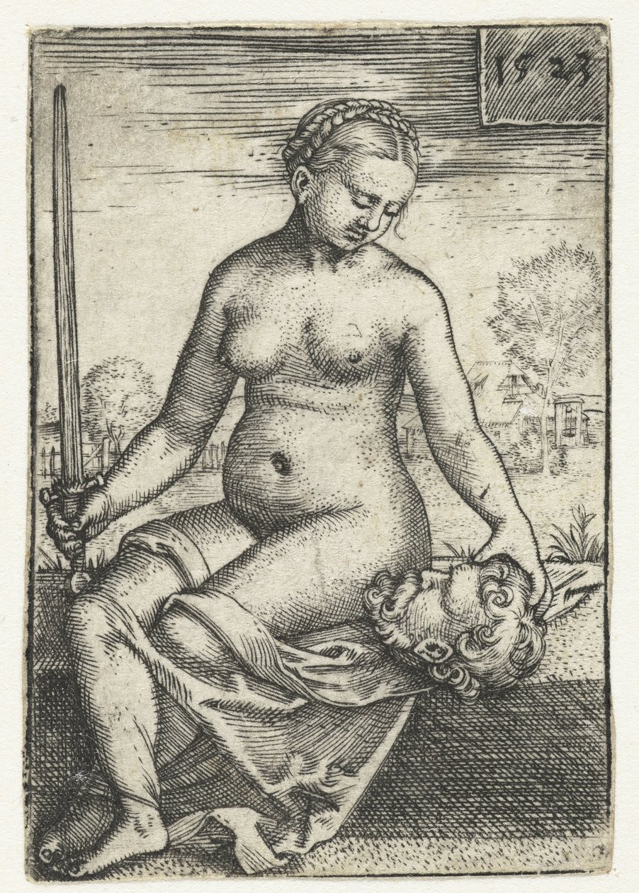 Judith with the Head of Holofernes and Sword by Barthel Beham