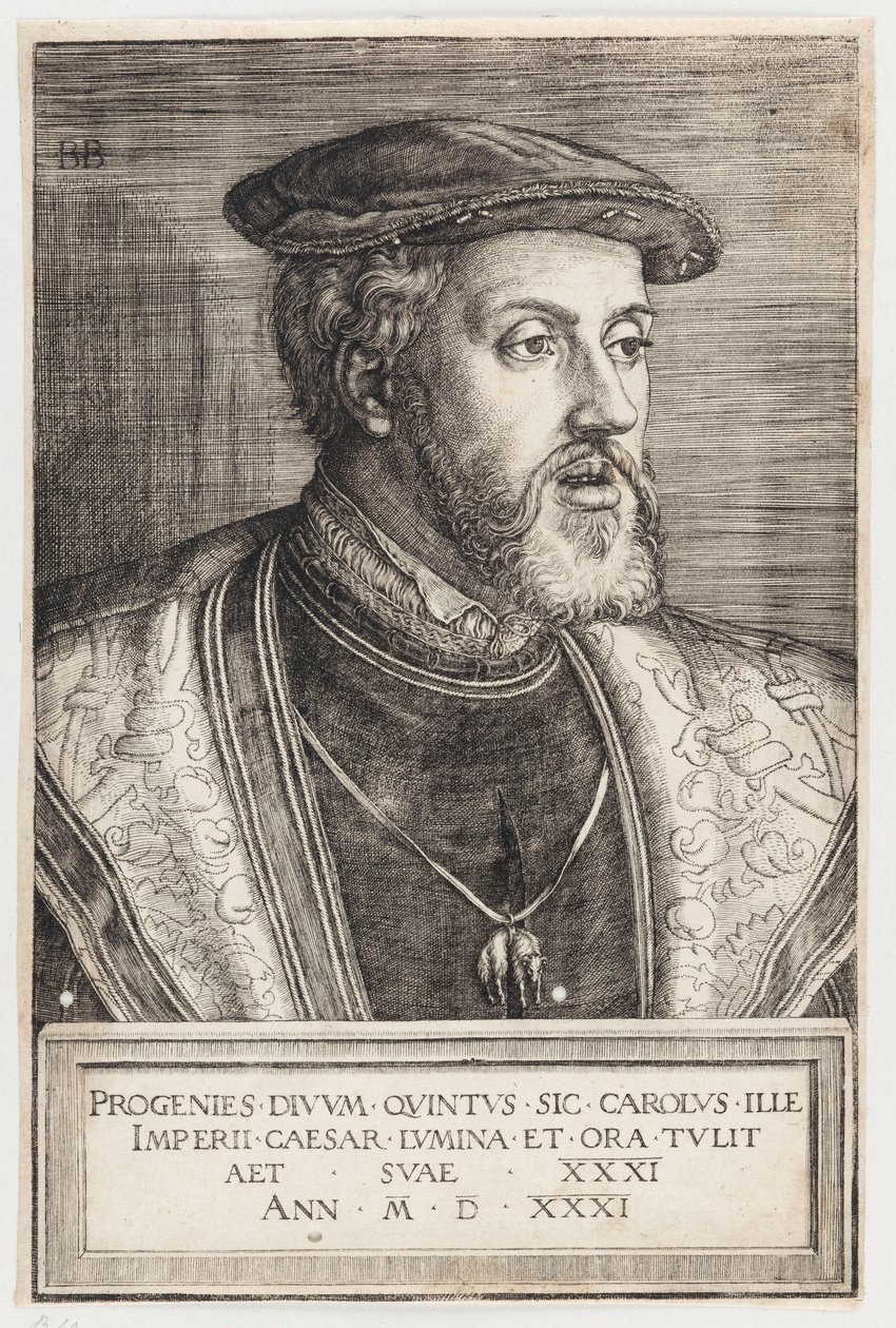 Portrait of Emperor Charles V by Barthel Beham