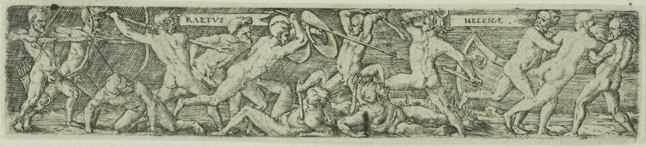 The Abduction of Helen by Barthel Beham