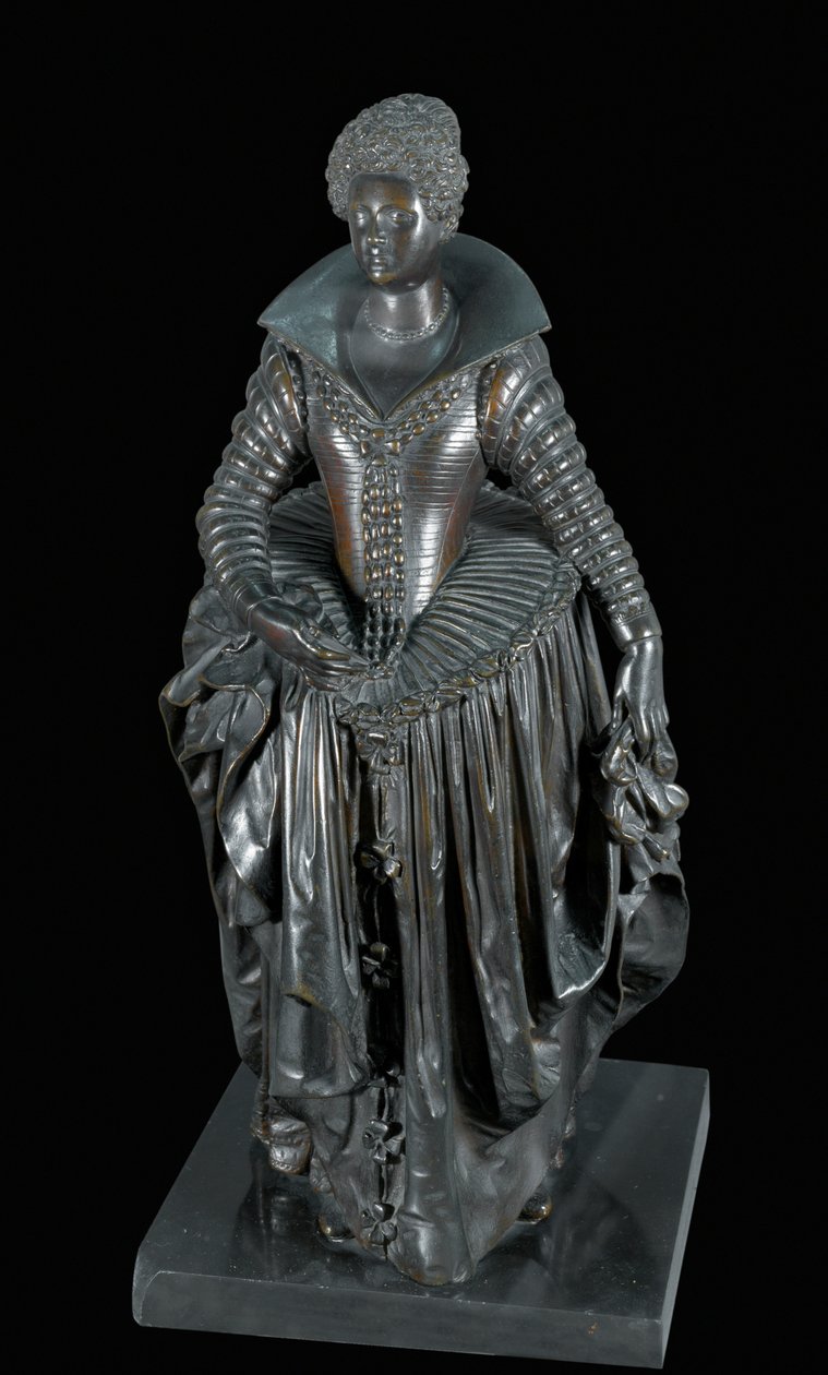 Marie de Medici. Bronze by Barthelemy Prieur