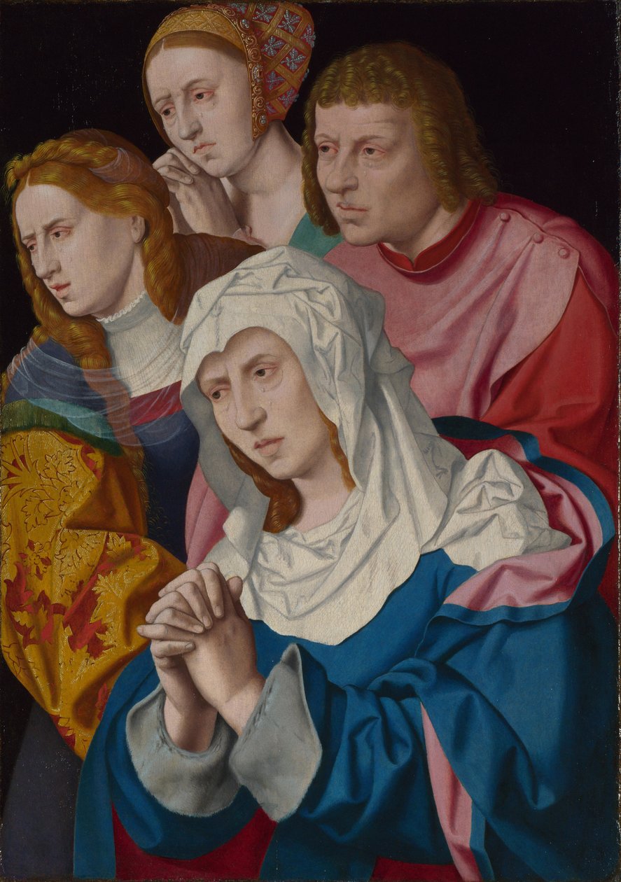 The Virgin, Saint John, Saint Mary Magdalene and a Holy Woman by Bartholomaeus Bruyn