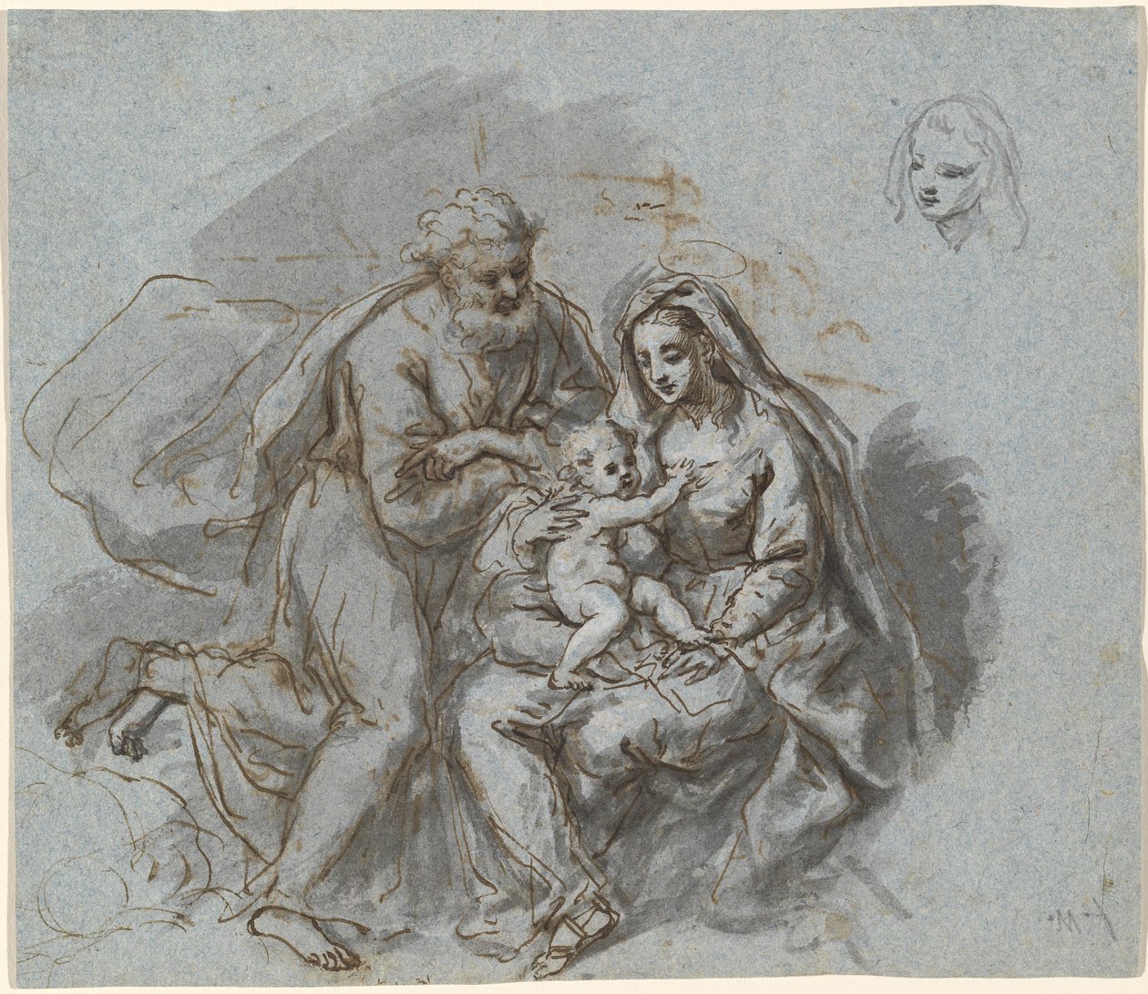 The Holy Family by Bartholomäus Ignaz Weiss