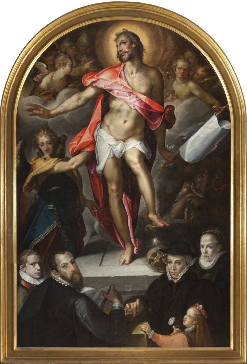Epitaph of Goldsmith Nicolas Mueller of Prague by Bartholomaeus Spranger