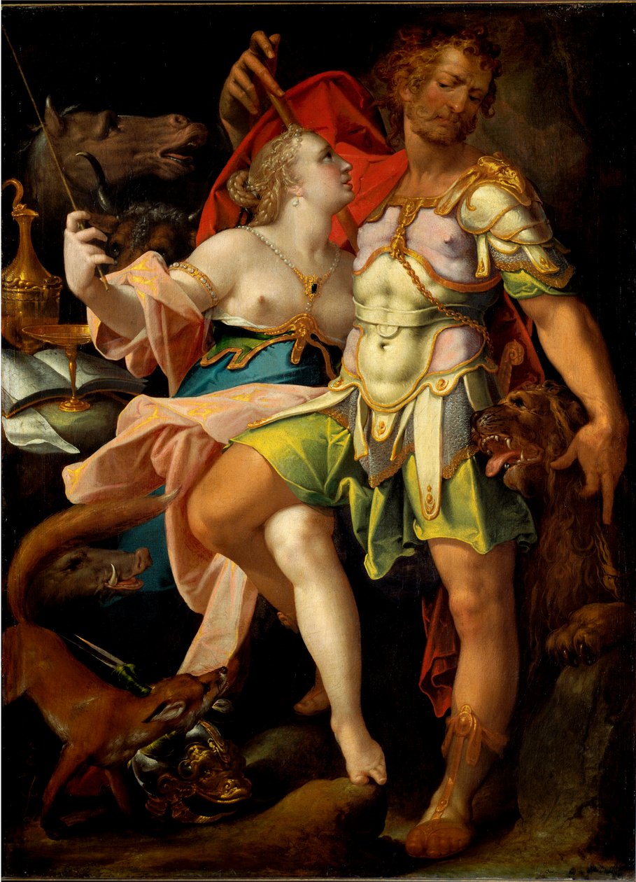 Ulysses and Circe the Magician by Bartholomaeus Spranger