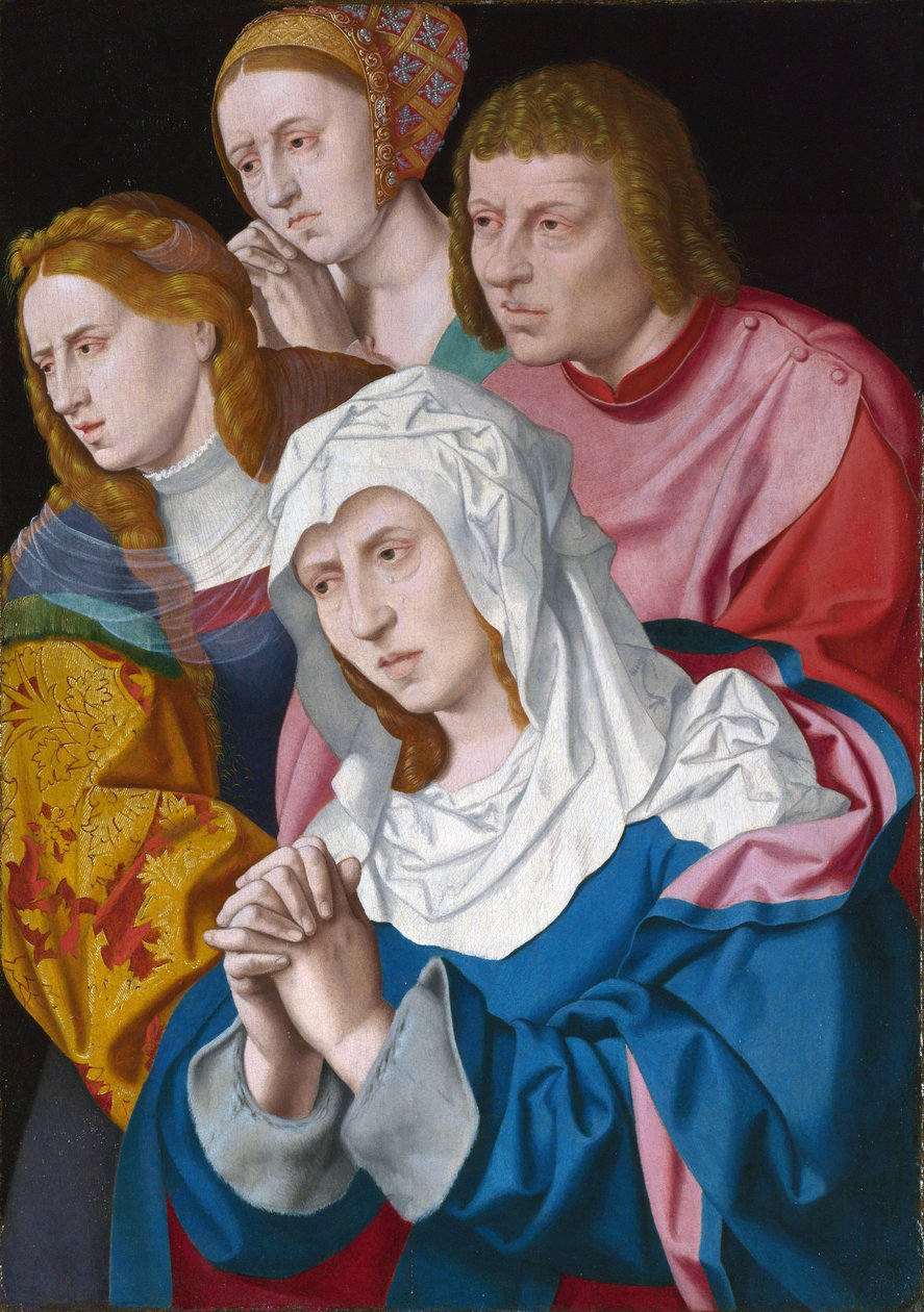 Portrait of the Virgin, Saint John, Saint Mary Magdalene, and a Holy Woman by Bartholomaeus the Elder Bruyn