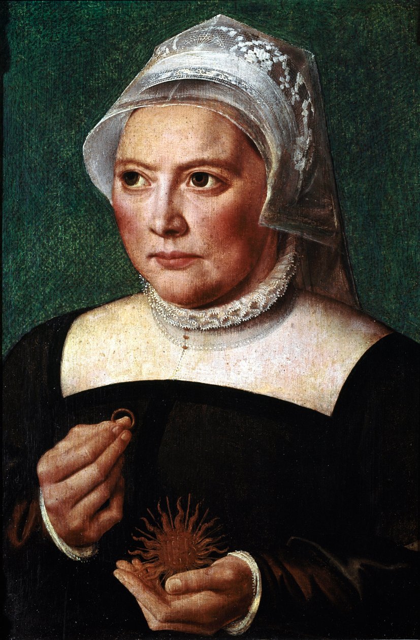Portrait of Catherine de Bore, wife of Martin Luther by Bartholomaeus the Elder Bruyn