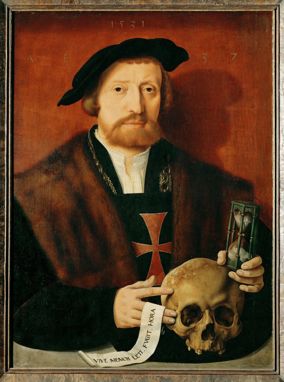 Portrait of a Knight of the Order of Malta by Bartholomaeus the Elder Bruyn