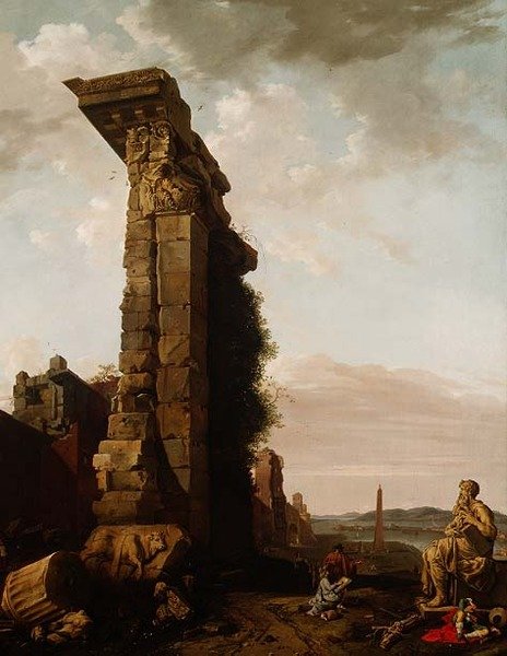 Capriccio View of a Mediterranean Port by Bartholomeus Breenbergh