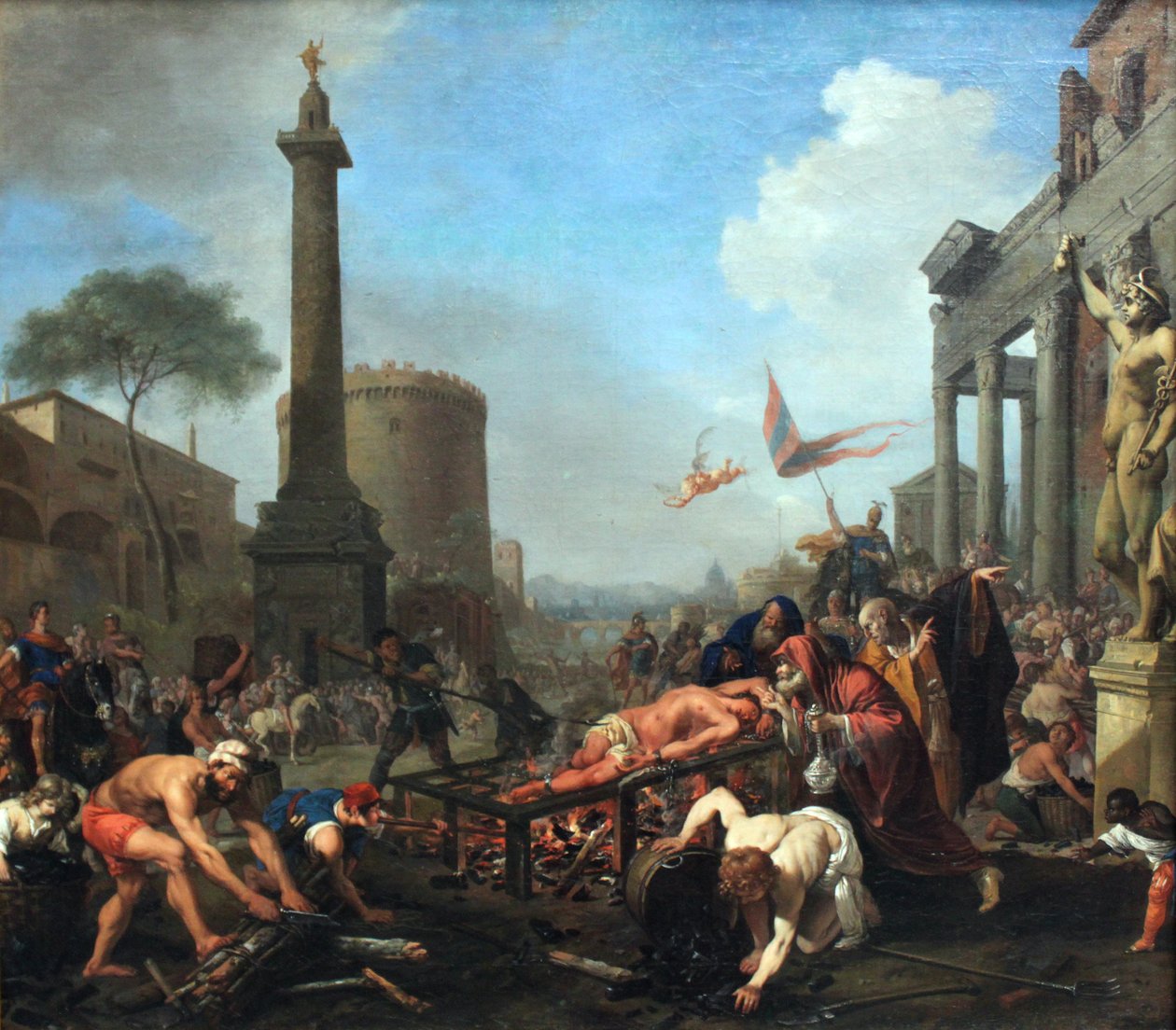 The Martyrdom of Saint Lawrence by Bartholomeus Breenbergh