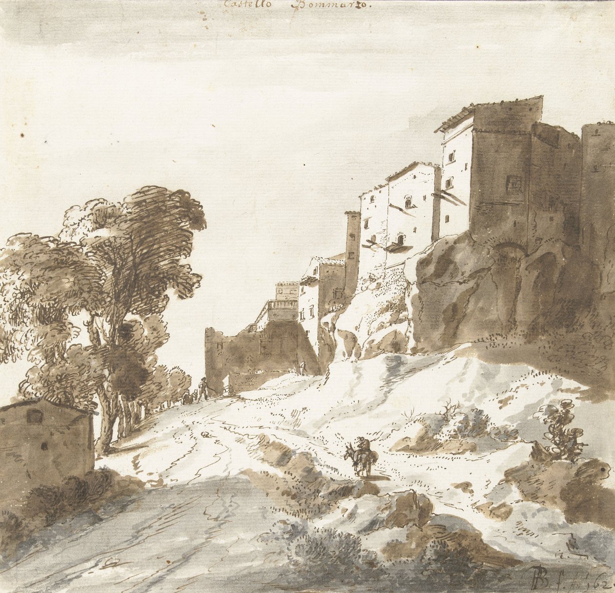 Castello Bomarzo, 1625 by Bartholomeus Breenbergh