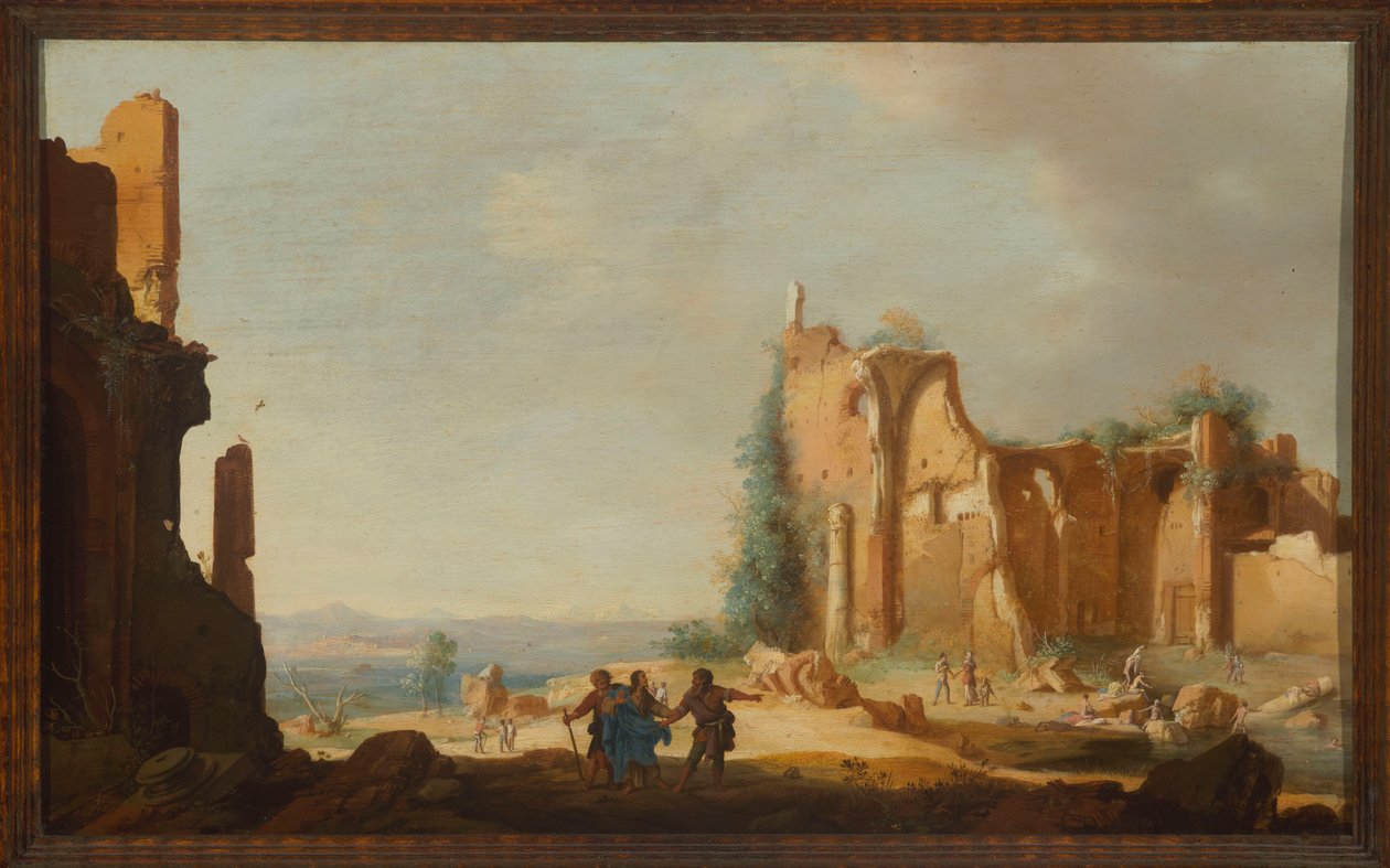 Christ on the Road to Emmaus by Bartholomeus Breenbergh