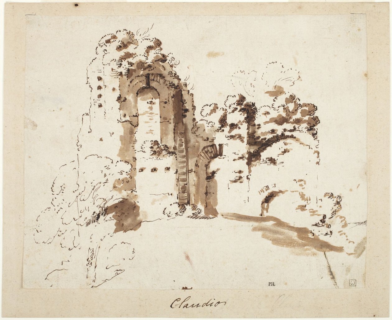 Roman Ruins by Bartholomeus Breenbergh