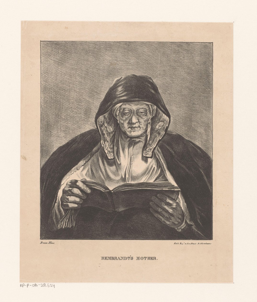 Portrait of an Old Reading Woman (Rembrandt