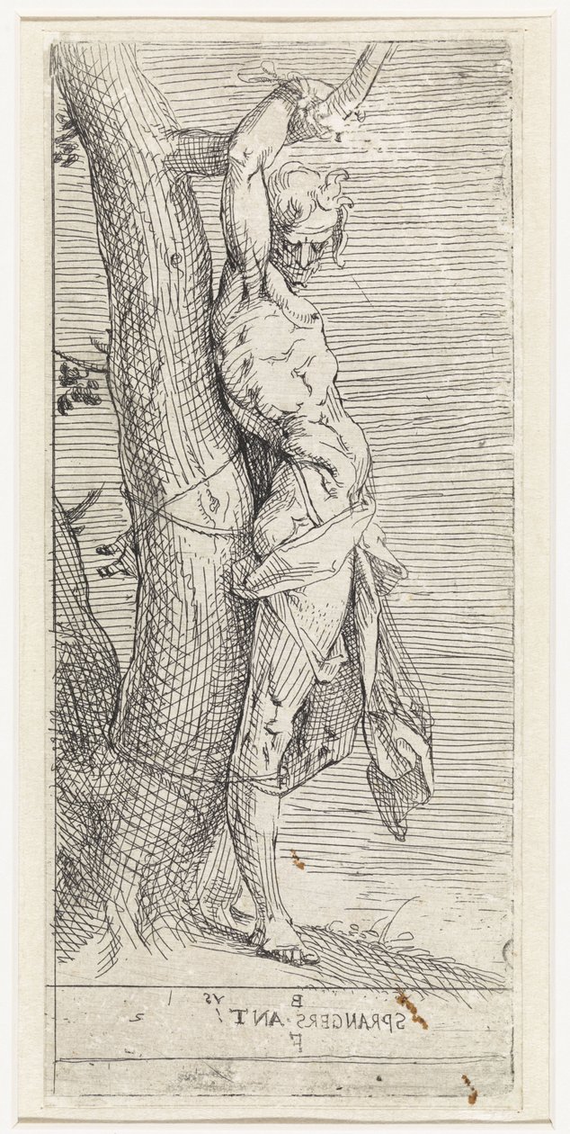 Martyrdom of St. Sebastian by Bartholomeus Spranger
