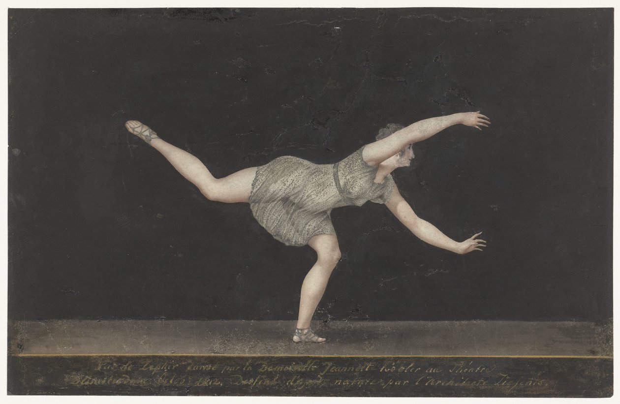 Dancer Annette Köbler Performing the Pas-de-Zephir by Bartholomeus Ziesenis