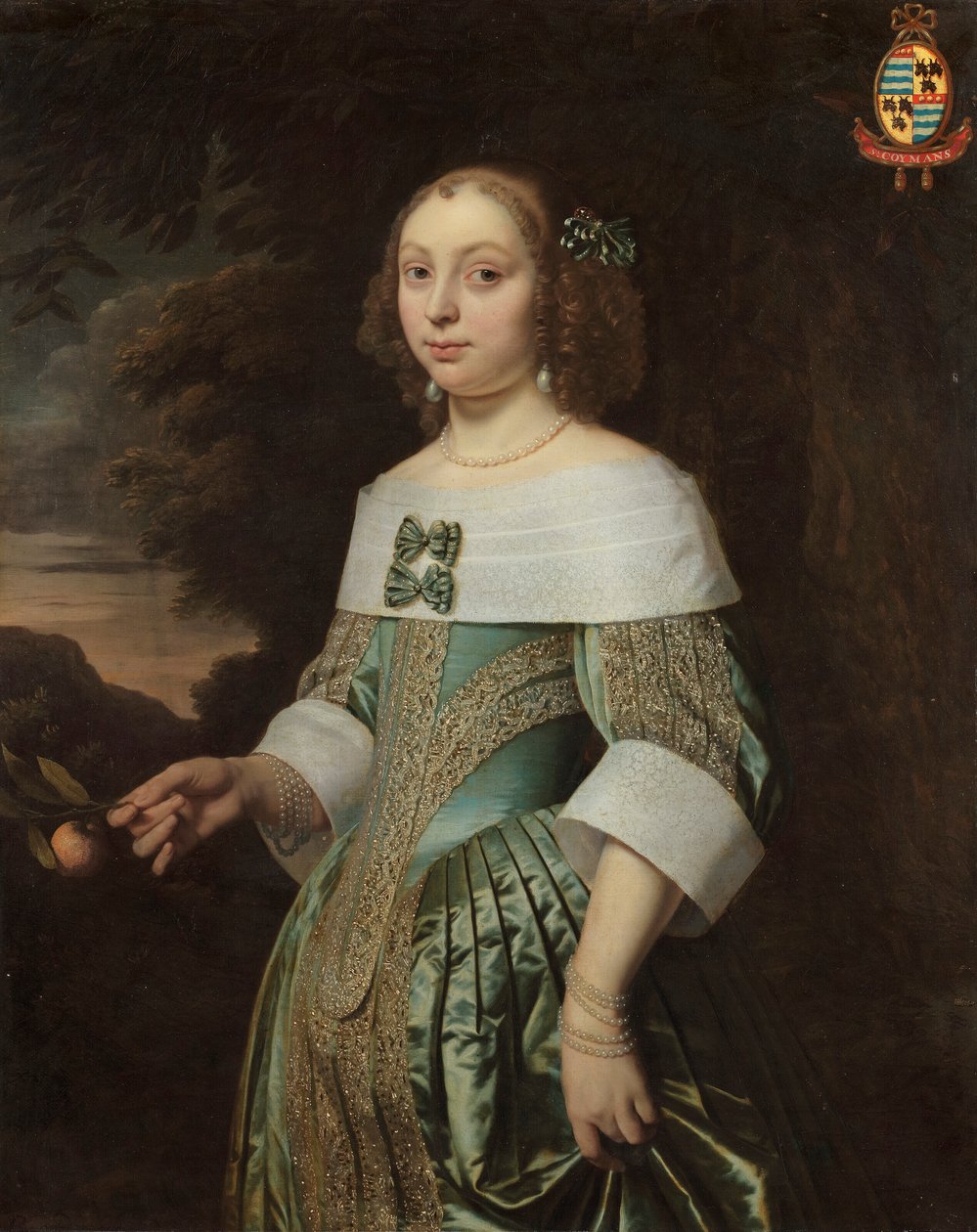 Portrait of Sophia Coymans (1636-1714) by Bartholomeus van der Helst