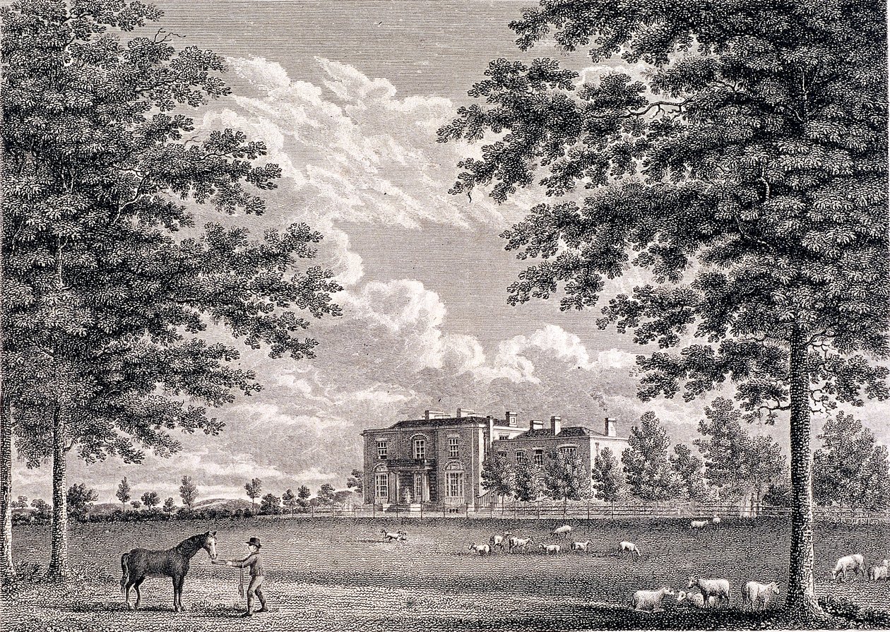 Brockwell Hall, Herne Hill, Lambeth, London, 1820 by Bartholomew Howlett
