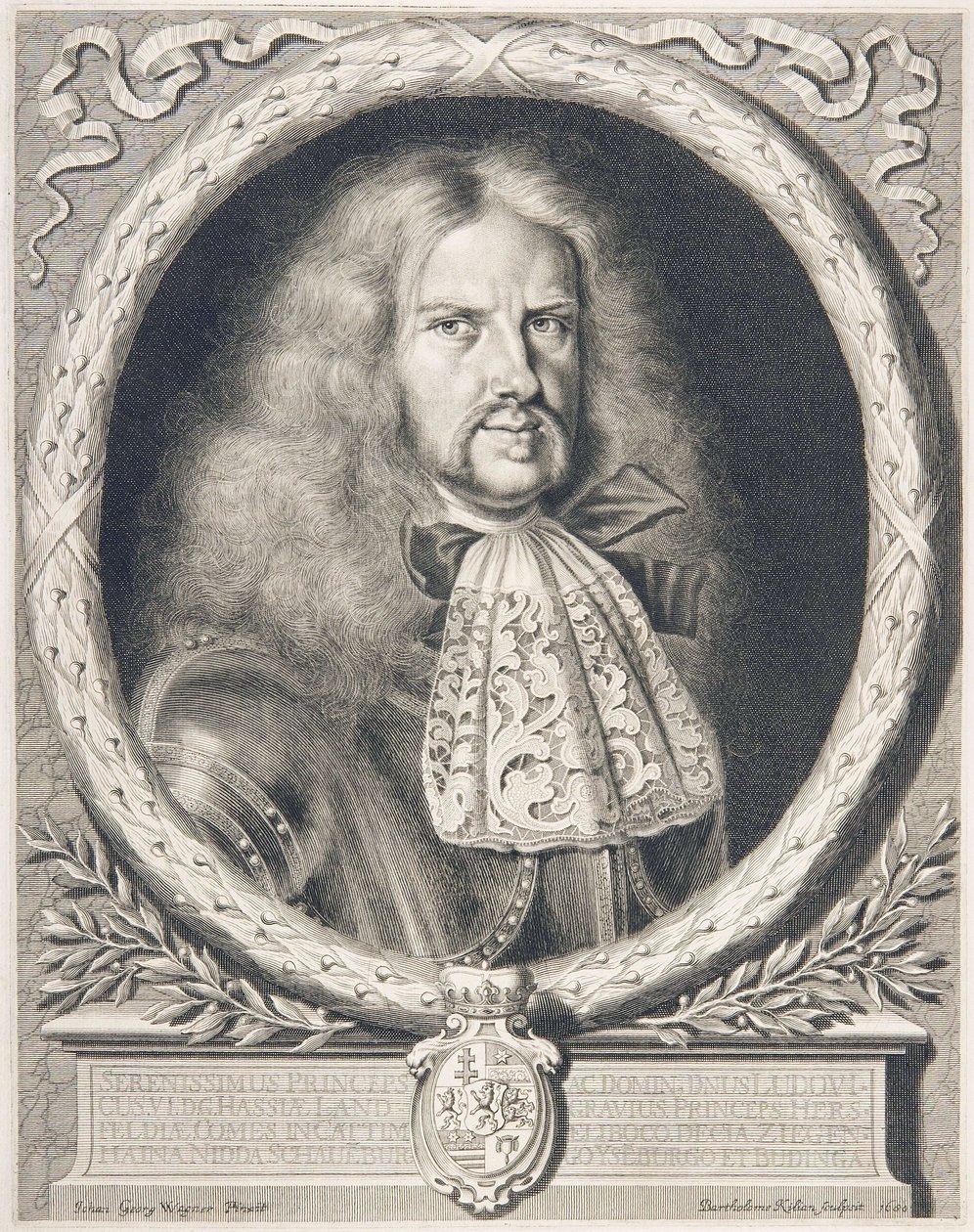 Ludwig VI (1630–1678), Landgrave of Hesse-Darmstadt 1661–1678 by Bartholomäus Kilian