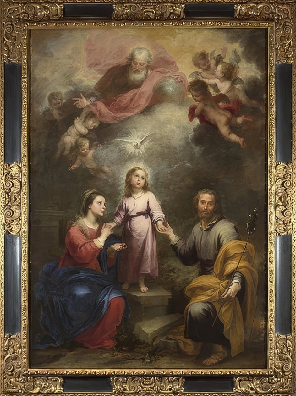 The Heavenly and Earthly Trinity by Bartolomé Esteban Murillo
