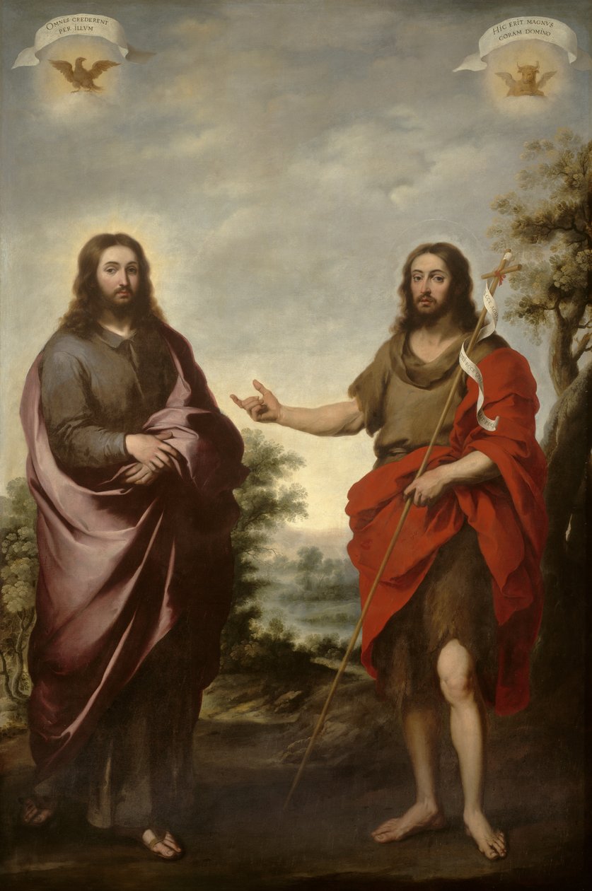 Saint John the Baptist Pointing to Christ by Bartolomé Esteban Murillo