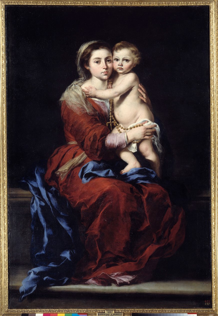 The Virgin of the Rosary by Bartolomé Esteban Murillo
