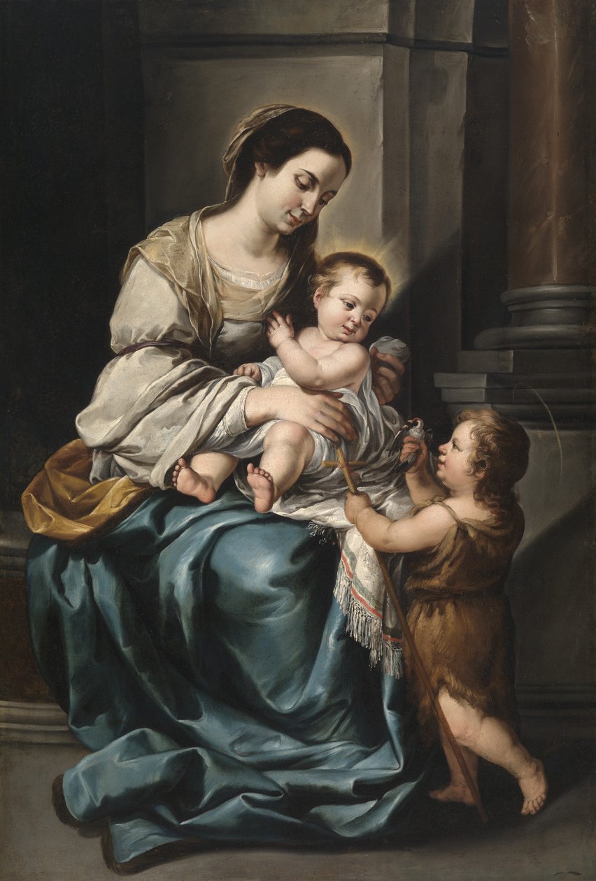 La Serrana or, Madonna and Child with the infant St. John by Bartolomé Esteban Murillo