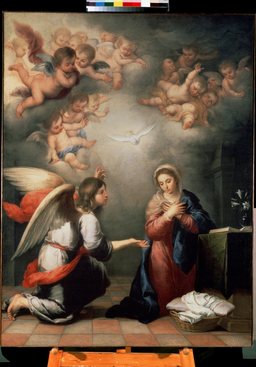 The Annunciation by Bartolomé Esteban Murillo