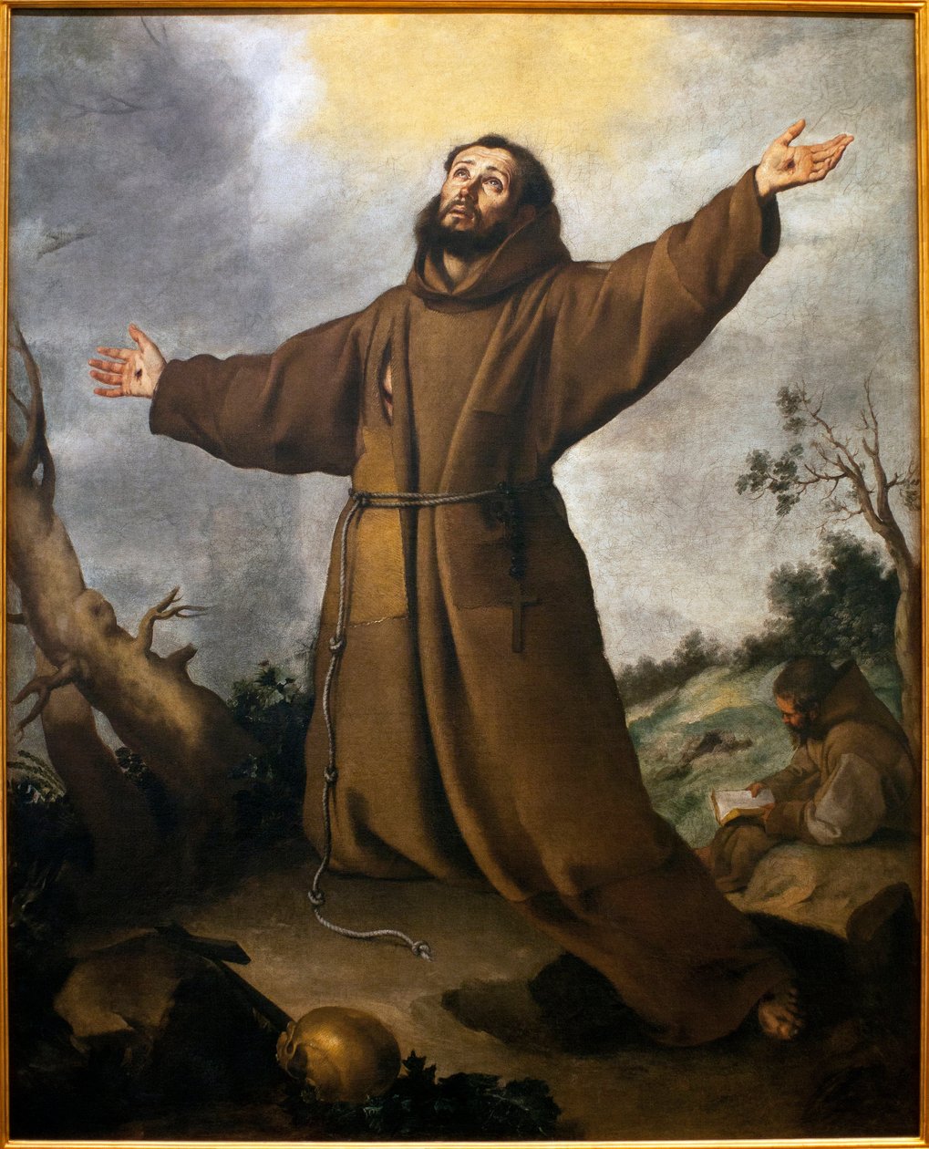 Saint Francis of Assisi Receiving Stigmas (circa 1645-1650) by Bartolomé Esteban Murillo