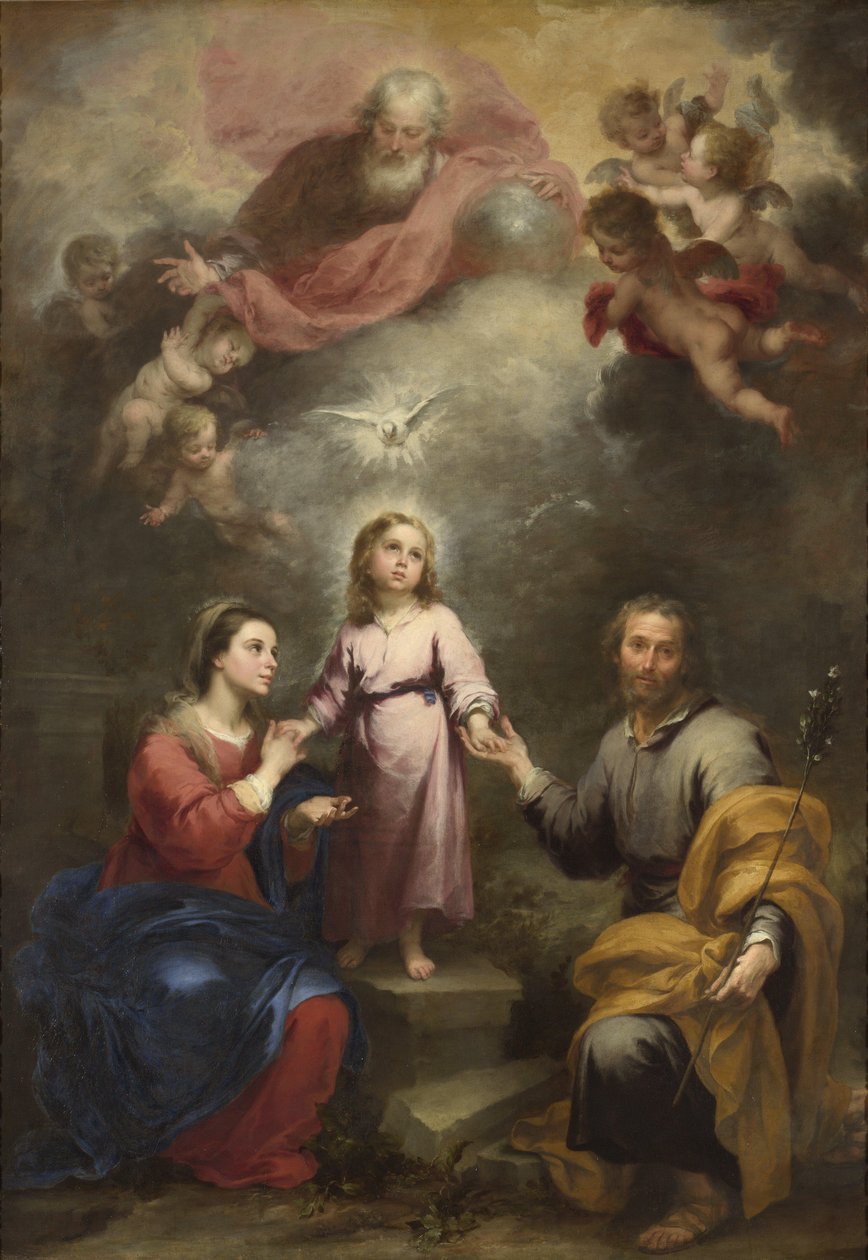 The Heavenly and Earthly Trinities (The Pedroso Murillo) by Bartolomé Esteban Murillo