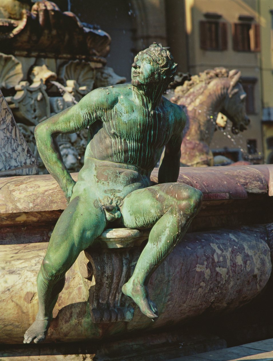 The Fountain of Neptune, Piazza della Signoria, Florence, 1565 (detail) by Bartolomeo Ammannati