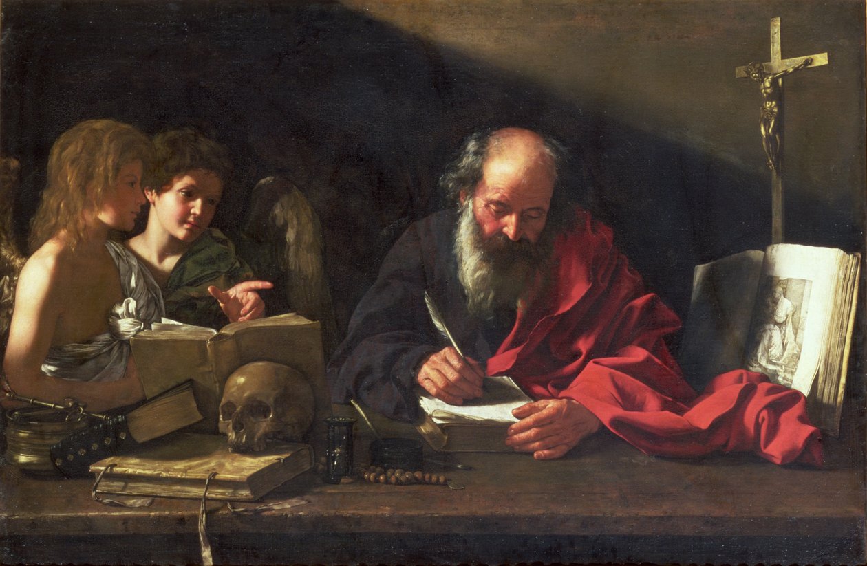 St. Jerome in his Study by Bartolomeo Cavarozzi