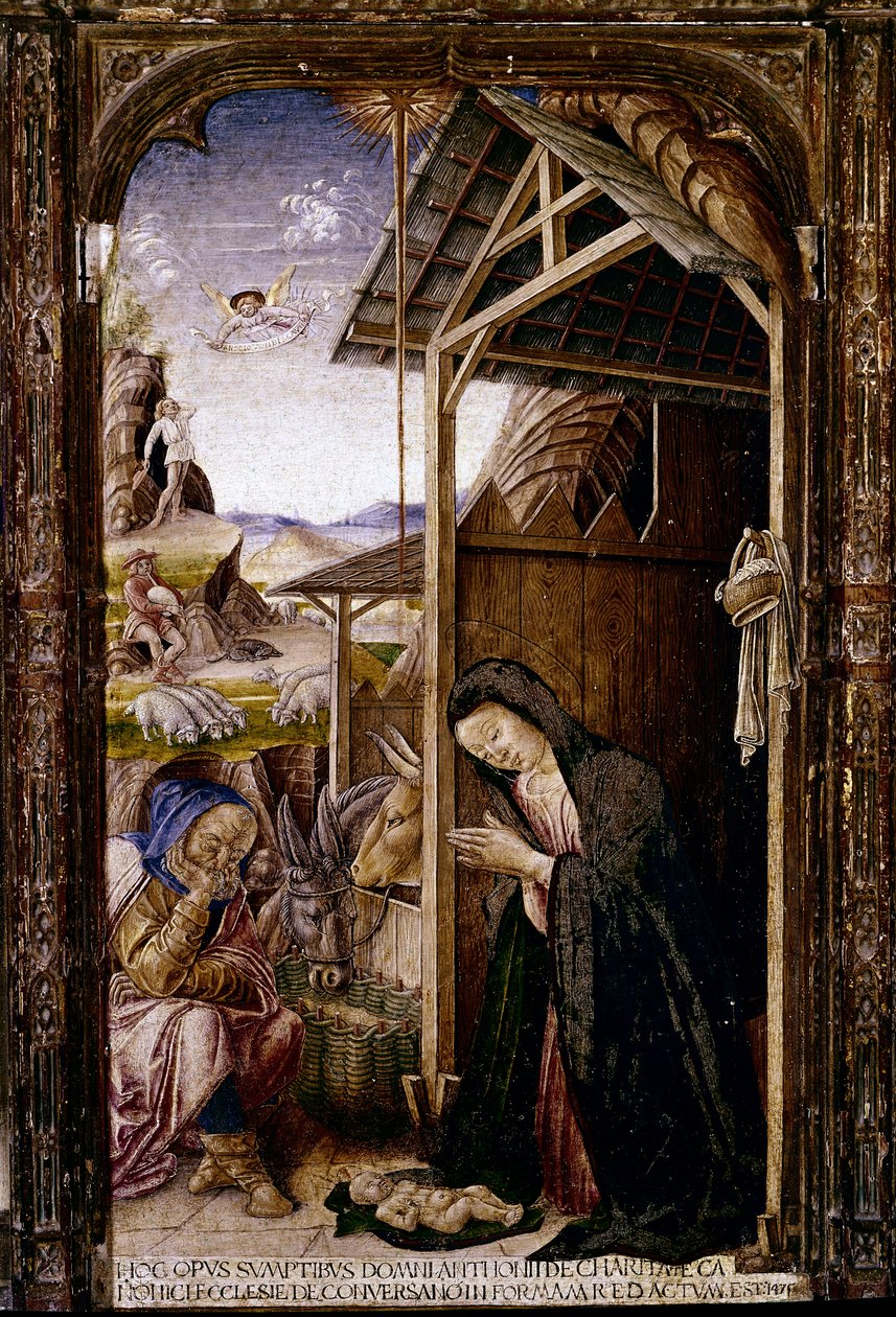 Polyptych of Conversano (detail) by Bartolomeo (and workshop) Vivarini