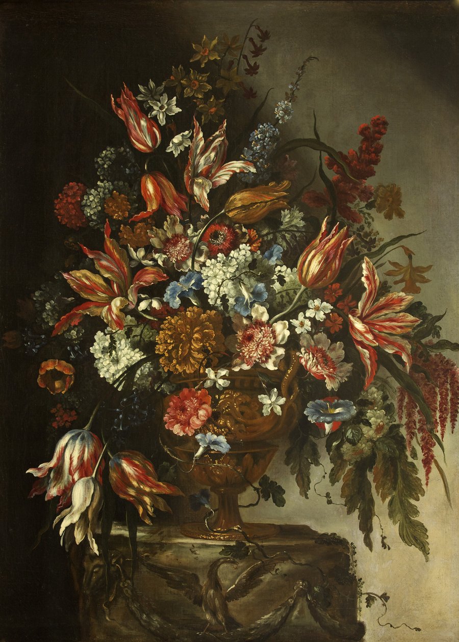 Flower Piece by Bartolomeo (attr. to) Bimbi