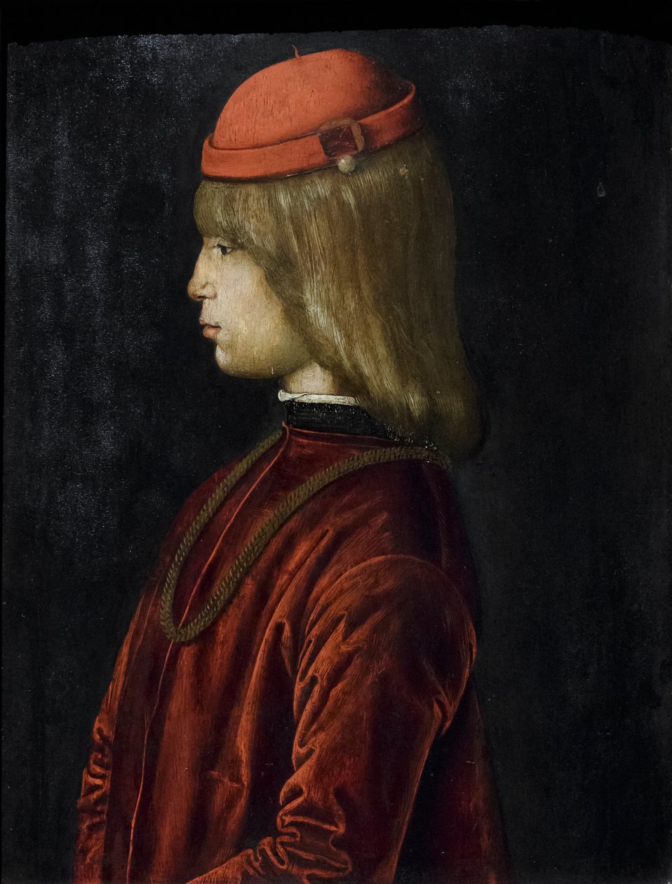 Portrait of Guidubaldo da Montefeltro, c.1480-81 by Bartolomeo (attr. to) Della Gatta