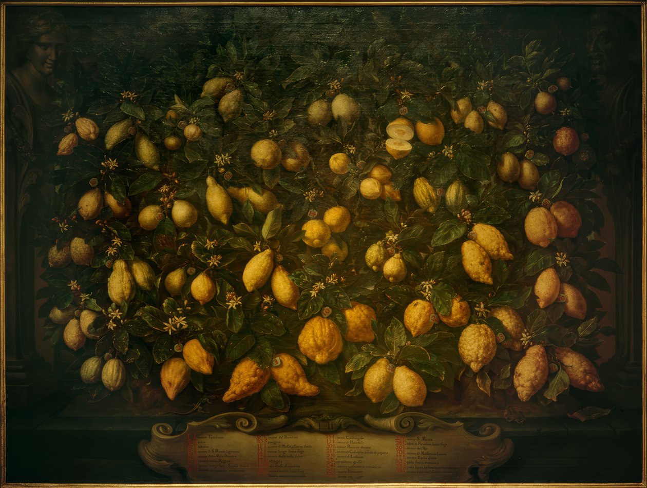 Oranges, Citron, and Lemons by Bartolomeo Bimbi