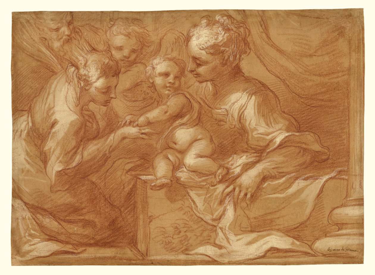 Mystic Marriage of Saint Catherine by Bartolomeo Biscaino