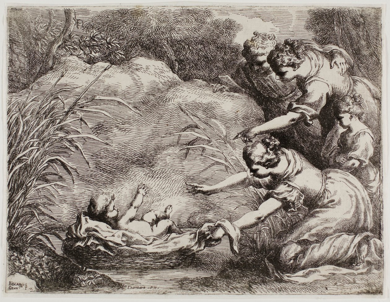 The Finding of Moses by Bartolomeo Biscaino