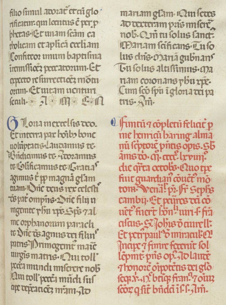Missale: Folio 400: Colophon by Bartolomeo Caporali