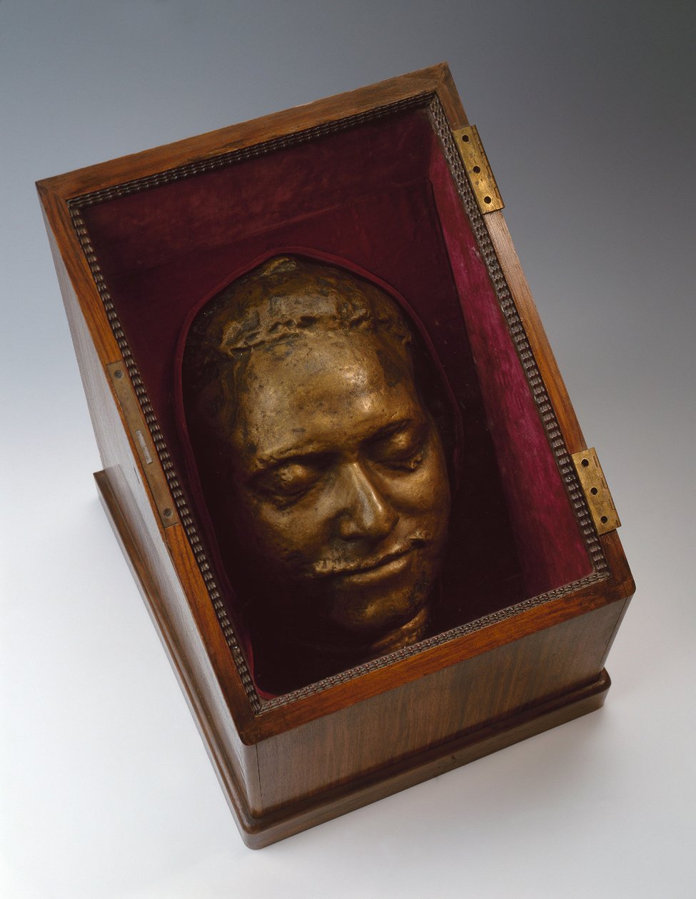 Death mask of Peter I by Bartolomeo Carlo Rastrelli