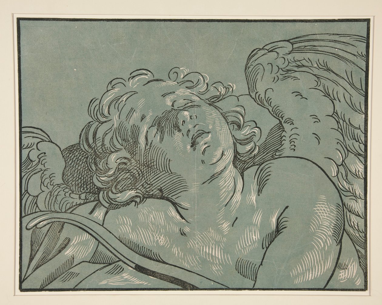 Sleeping Cupid by Bartolomeo Coriolano