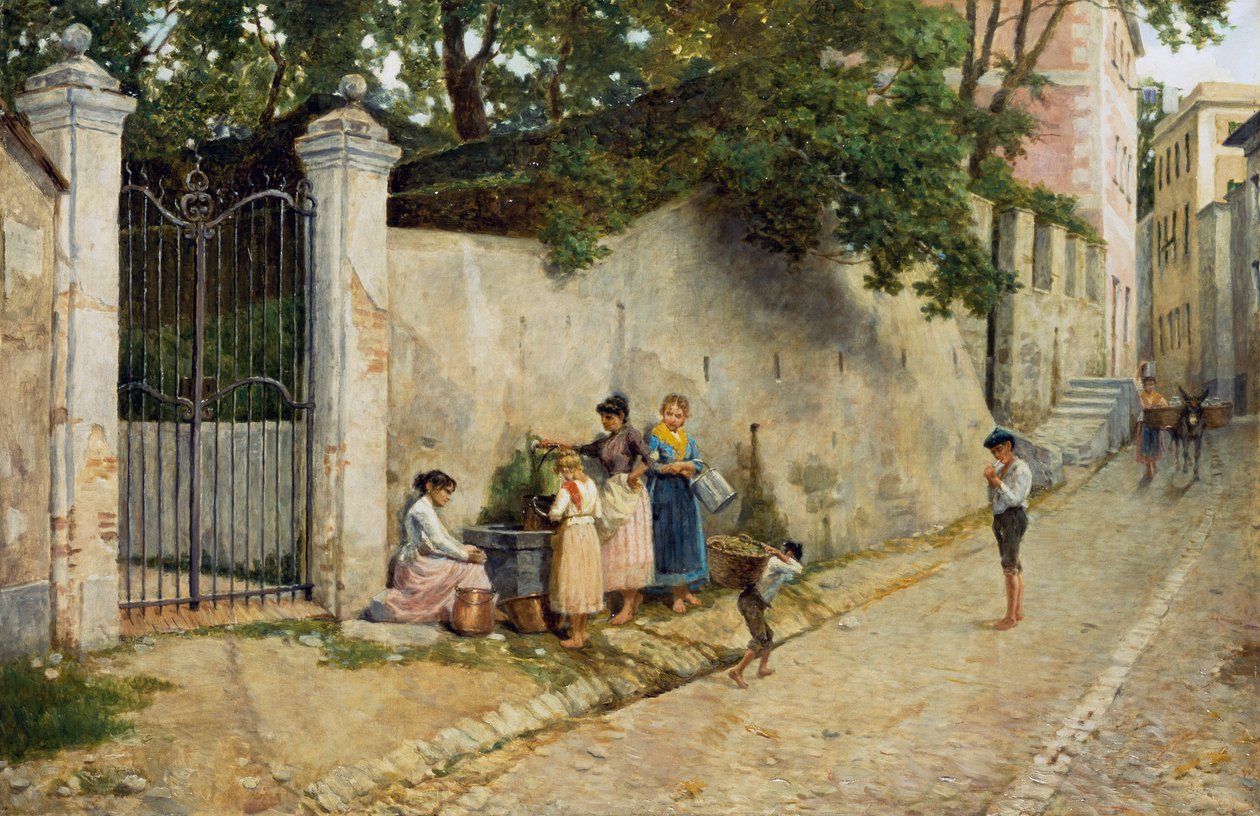 At Fountain by Bartolomeo Giuliano